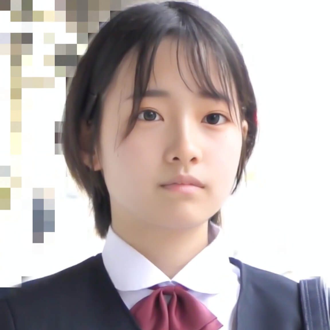 紺イートン赤リボンちゃん 18｜y018