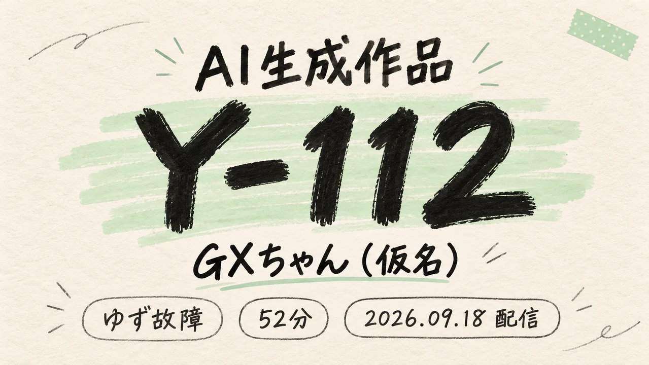 Y-112 GXちゃん（仮名） ゆず故障 AI生成作品