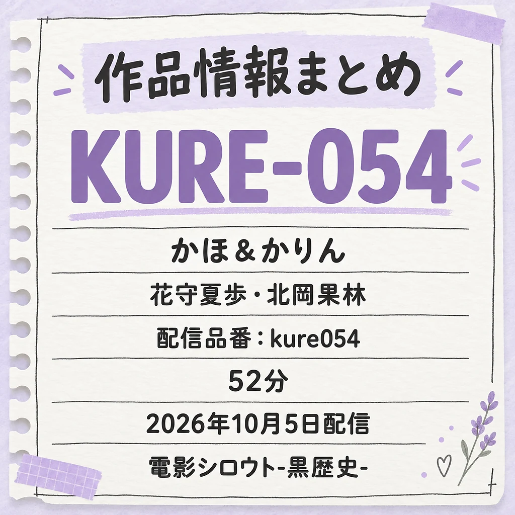 KURE-054 かほ&かりん 花守夏歩・北岡果林 作品情報まとめ